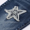Pigerjeans med stjerneprint 5
