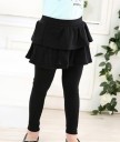 Pigerleggings med nederdel J2894 11
