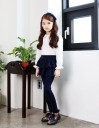 Pigerleggings med nederdel J2894 12