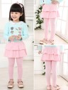 Pigerleggings med nederdel J2894 14