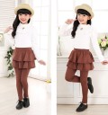 Pigerleggings med nederdel J2894 16