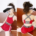 Pigernes crop top og shorts L1297 2