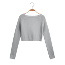 Pigernes dansebluse med lange ærmer, opvarmningskort sweater i ribstrik, balletbolero til opvarmning og træning 7