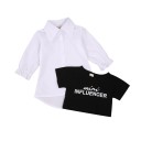 Pigernes skjortekjole og T-shirt L1353 1