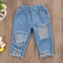 Pigersæt - T-shirt og jeans 3