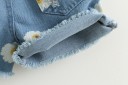 Pigersæt - T-shirt og shorts med blomster J1272 9