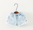 Pigershorts med blonder J1267 10
