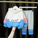 Pigersweatshirt og leggings L1257 5