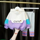 Pigersweatshirt og leggings L1257 7