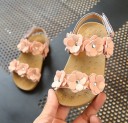 Pigesandaler med blomster A330 2