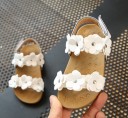 Pigesandaler med blomster A330 3