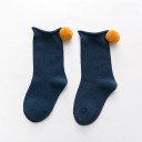 Pigestrømper med pompon 7