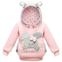 Pigesweatshirt med kanin 5