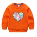 Pigesweatshirt med pailletter L558 26