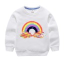 Pigesweatshirt med pailletter L558 37