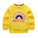 Pigesweatshirt med pailletter L558 40