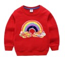 Pigesweatshirt med pailletter L558 34