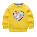 Pigesweatshirt med pailletter L558 38