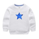 Pigesweatshirt med pailletter L558 25