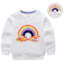 Pigesweatshirt med pailletter L558 6