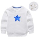 Pigesweatshirt med pailletter L558 13