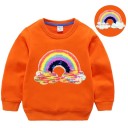 Pigesweatshirt med pailletter L558 18