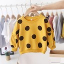 Pigesweatshirt med polkaprikker 5