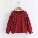 Pigesweatshirt med sløjfer 6