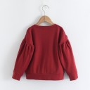 Pigesweatshirt med sløjfer 2