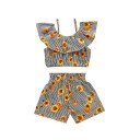 Pigetop og shorts L1202 2