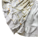 Pigiama da donna con motivo floreale Canotta con scollatura a V e pantaloni corti in leggero poliestere Completo estivo elegante e comodo 9