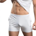 Pigiama da uomo pantaloni corti in materiale elastico cotone viscosa elastan vita elastica taglio comodo per dormire e indossare in casa 6