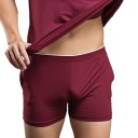 Pigiama da uomo pantaloni corti in materiale elastico cotone viscosa elastan vita elastica taglio comodo per dormire e indossare in casa 7