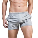 Pigiama da uomo pantaloni corti in materiale elastico cotone viscosa elastan vita elastica taglio comodo per dormire e indossare in casa 5