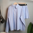 Pijama de mujer P2766 azul