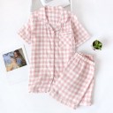 Pijama feminino xadrez P2705 2