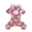 Pijama para perros con capucha Polar 3,5 - 4,5 kg Ropa de abrigo para perros pequeños y cachorros Pijama de polar suave Corte cómodo Mono elegante para dormir 2