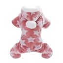 Pijamale pentru câini cu glugă Fleece 0,7 - 1,2 kg Îmbrăcăminte caldă pentru câini de talie mică și căței Pijamale moale din lână Croială 2