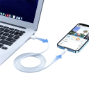 Pikalatauskaapeli 30W iPhone iOS Lightning ja USB A 2 m datalatauskaapeli 4A lisävaruste Apple-laturille 3