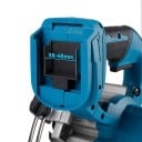 Pila circulară manuală cu acumulator 185 mm 7 inci Motor fără perii 18 V Disc de tăiere 40 dinți Tăiere până la 45,5 mm Albastră pentru lemn 4