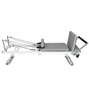 Pilates Reformer skládací cvičební stroj kovový rám polstrovaná podložka odporové popruhy na protahování a posílení celého těla doma 2