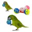 Piłka z dzwoneczkiem dla ptaków 10 szt 2