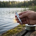 Pilker 50 g 85 mm Cebo metálico jig con anzuelo simple y triple Hundido Para pesca desde la orilla y desde el barco Mar y agua dulce 2