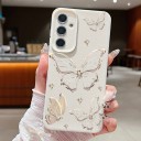 Pillangós mintás tok Samsung Galaxy S24 Ultra számára Szilikon hátlap kameravédelemmel Mobiltelefon védőtok S24 Ultra Mindennapokra 2