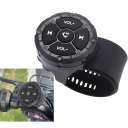 Pilot zdalnego sterowania Bluetooth 4,7 cm do systemów iOS i Android Silikonowy pasek na kierownicę i uchwyty Pilot zdalnego sterowania do muzyki 1