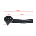 Pilot zdalnego sterowania Bluetooth 4,7 cm do systemów iOS i Android Silikonowy pasek na kierownicę i uchwyty Pilot zdalnego sterowania do muzyki 2