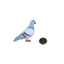 Pin metalic cu motiv de porumbel desenat cca 3,7 × 3,2 cm insignă animal broșă pentru rucsac rever îmbrăcăminte accesoriu 3