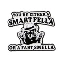 Pin smaltat mâncitor cu inscripție cca 3,5 × 2,9 cm motiv desenat alb-negru pentru rucsac, reverul îmbrăcămintei, accesoriu 1