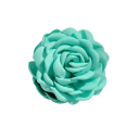 Pince à cheveux 9 x 9 cm Pince à cheveux décorative avec fleur en tissu Pince à cheveux en plastique Accessoire capillaire 21