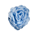Pince à cheveux 9 x 9 cm Pince à cheveux décorative avec fleur en tissu Pince à cheveux en plastique Accessoire capillaire pour femmes 24